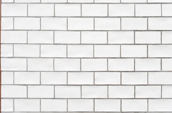 Branco tijolo textura fundo — Fotografia de Stock
