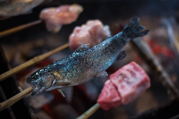 Japoński tradycyjnych barbecue-grill — Zdjęcie stockowe