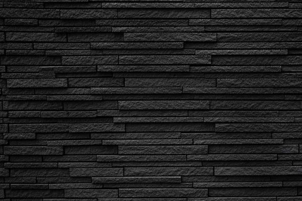 Natural black stone stack texture background — Stock Photo, Image