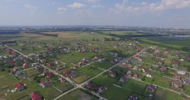 Vidéo aérienne de l'immobilier résidentiel — Video