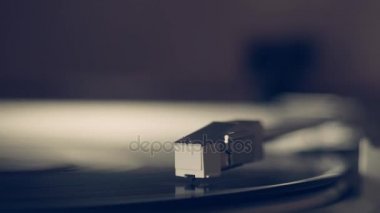 Vinil vintage plaklar çalan retro plakçalar