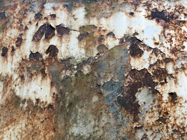 Paslı metal yüzey