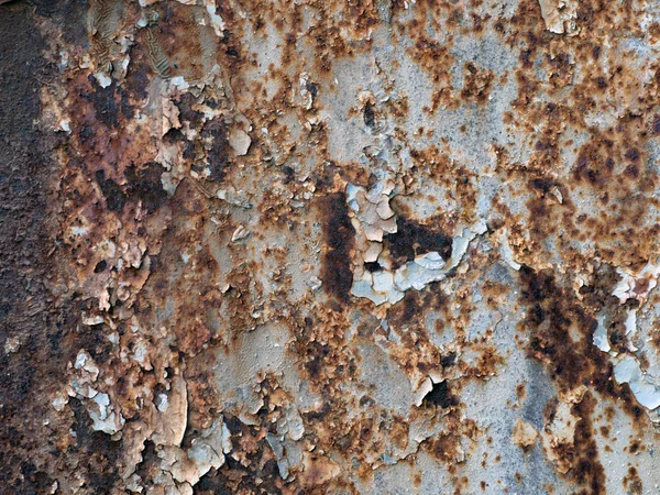 İç dizayn işine, dış dekorasyon ve endüstriyel yapı fikir kavramı için paslı metal doku arka plan. Paslı metal havadaki nem nedeniyle oluşur