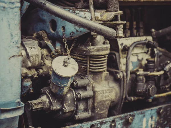 Moteur tracteur vintage — Photo