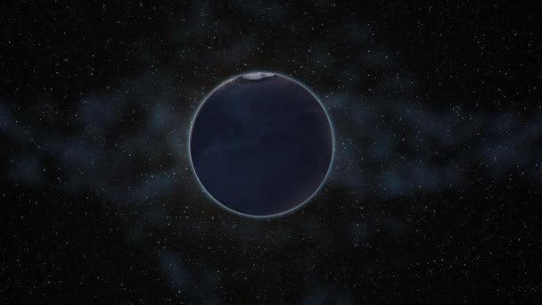 Θέα Ανατολή Του Ηλίου Στον Άρη Από Ανοιχτό Χώρο Κόκκινο — Αρχείο Βίντεο