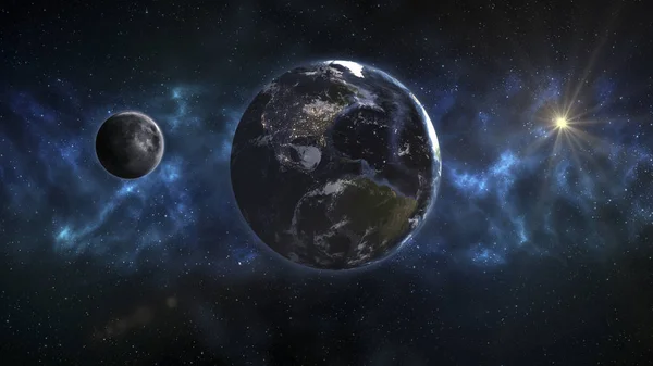 Kozmik manzara, sonsuz derin uzayı olan güzel bilim kurgu duvar kağıdı. Bu görüntünün elementleri NASA tarafından desteklenmektedir