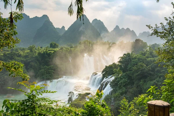 Detian vízesések a Guangxi tartomány Kína — Stock Fotó