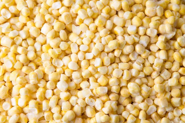 Gefrorener Mais bildet Hintergrundmuster — Stockfoto