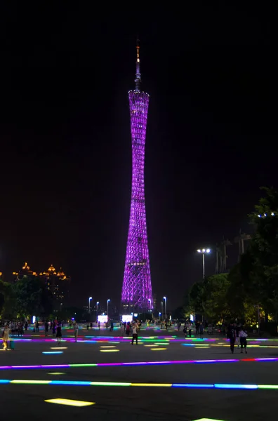 Гуанчжоу, Китай - 13 сентября 2016 года: Кантонская башня Гуанчжоу, н — стоковое фото