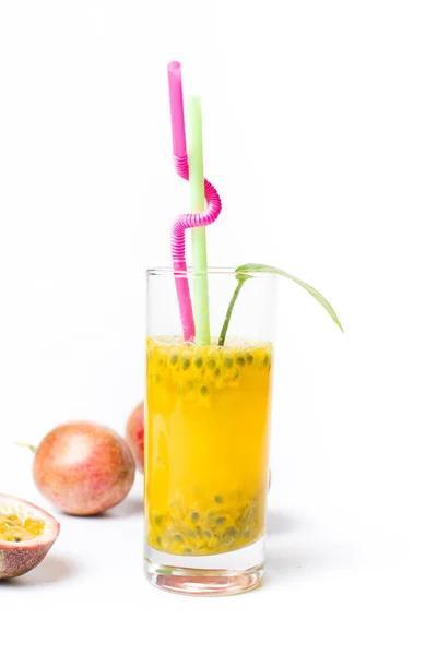 Gairah Buah Juice dalam Kaca — Stok Foto