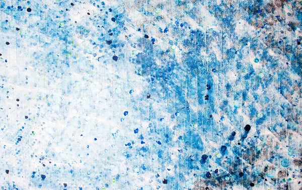 Handmålade blå abstrakt trä bakgrund — Stockfoto