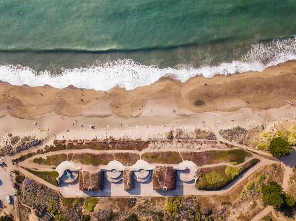 Vista aérea de la playa de Baker junto al puente Golden gate — Foto de Stock