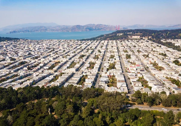 San Francisco cityscape aerial view — Stock Photo, Image