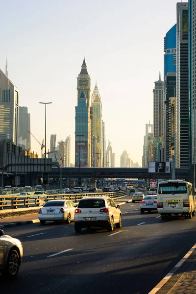 Dubai, Об'єднані Арабські Емірати - 5 лютого 2018: Дубай центр міста s — стокове фото