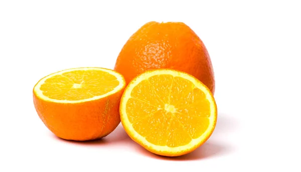 Oranges isolated on white background — Stock Photo, Image