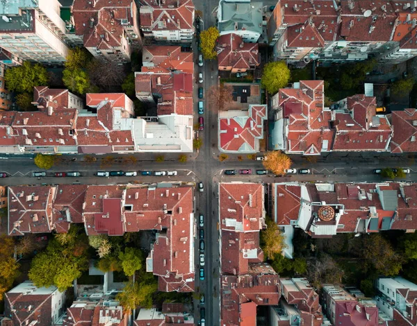 Red roofs of Sofia Bulgaria — Stock Photo, Image