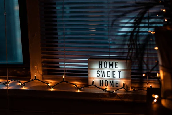 Home Sweet Home Zeichen — Stockfoto