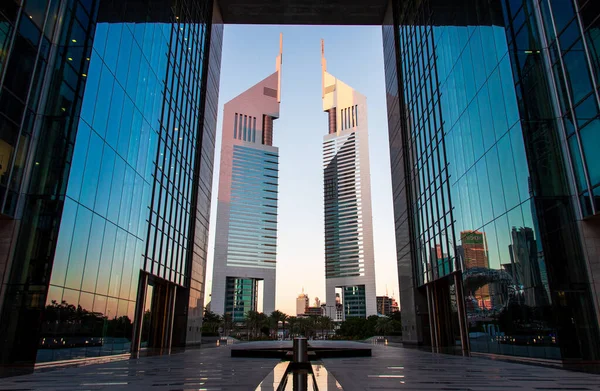 Dubaj Spojené Arabské Emiráty Února 2020 Dubajské Mezinárodní Finanční Centrum — Stock fotografie