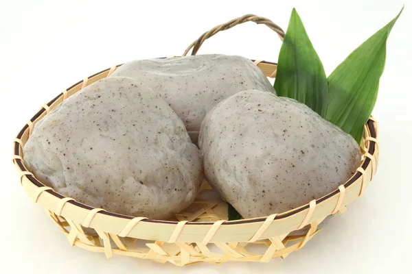 Konjac, raiz de arum, konnyaku, comida japonesa — Fotografia de Stock