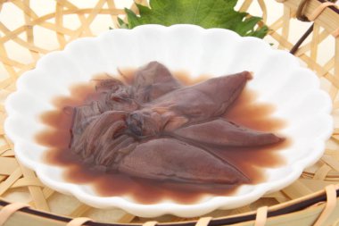  Watasenia, firefly kalamar, Japon yemekleri