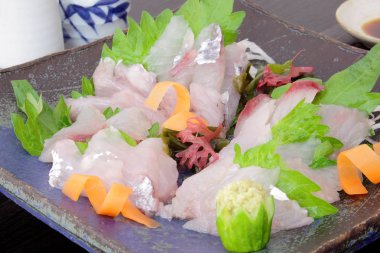 Sashimi uçan balık, Japon yemekleri