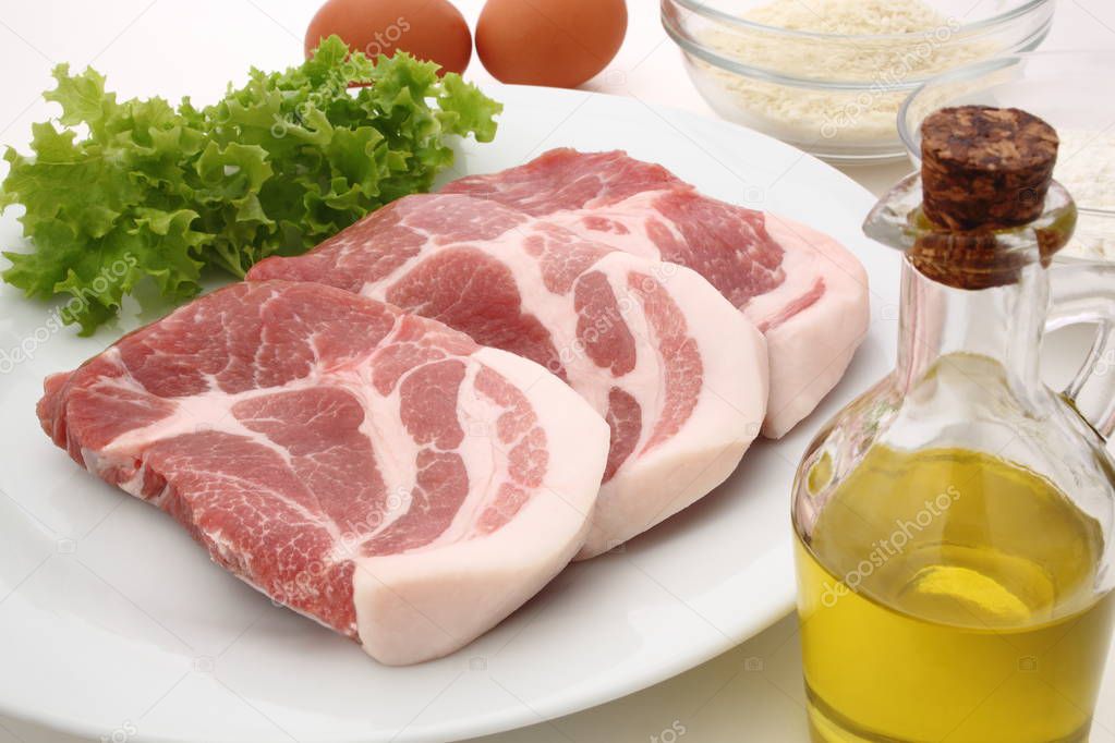 Pork cutlet ingredients