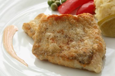 Morina sebze ve limon ile Meuniere