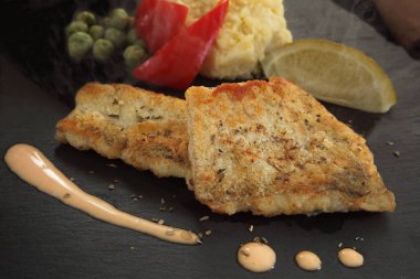 Morina sebze ve limon ile Meuniere