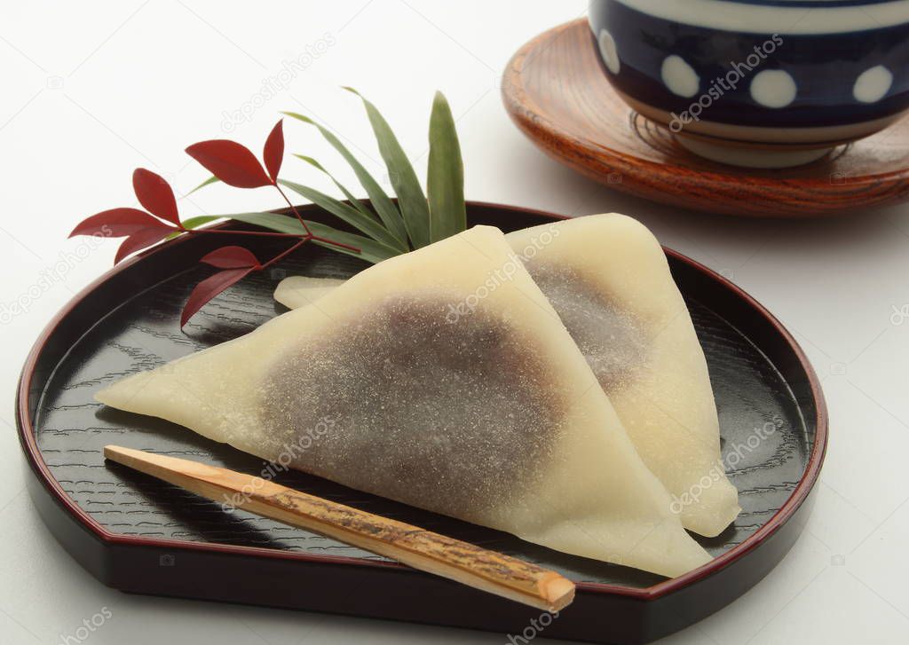Red Bean Paste Wrapped in Cinnamon-flavored Dough Yatsuhashi, Japanese food