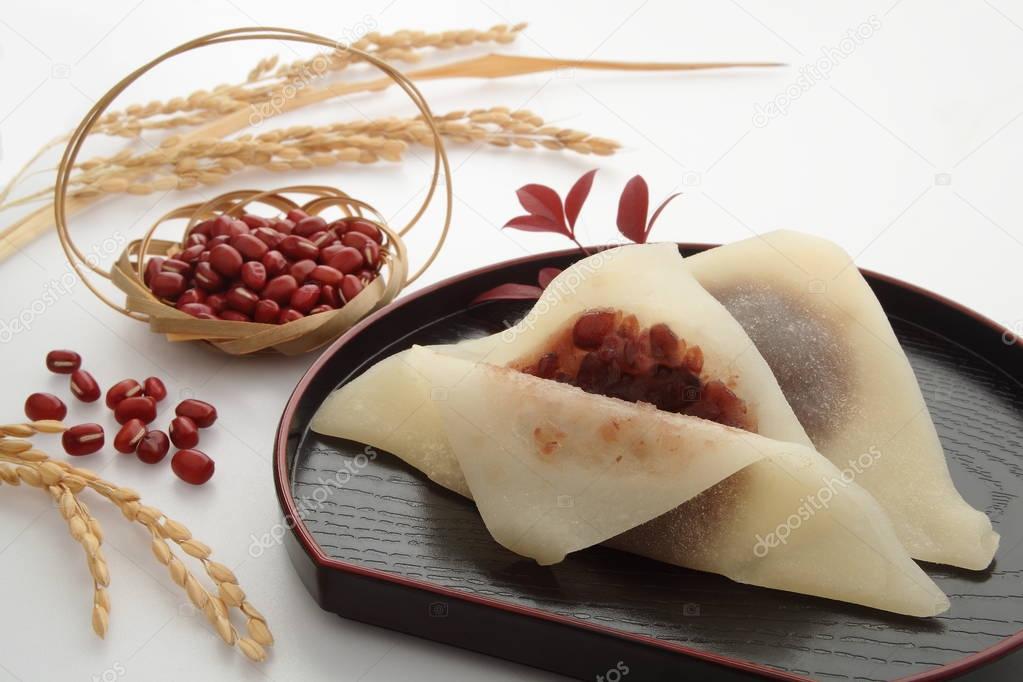 Japanese Red Bean Paste Sweets, Japanese Food