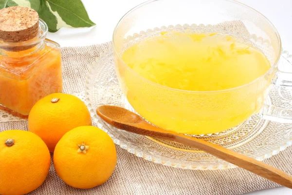 Citron thee, Koreaans drinken — Stockfoto