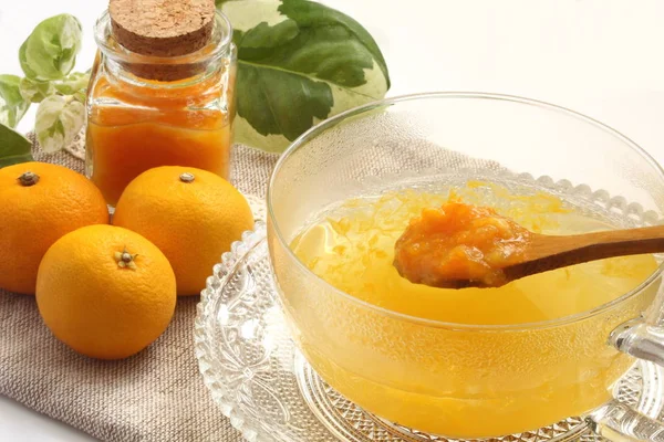 İç ağaç kavunu çay, Korece