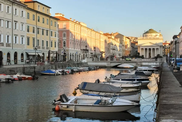 El Canal Grande en Trieste — Foto de Stock