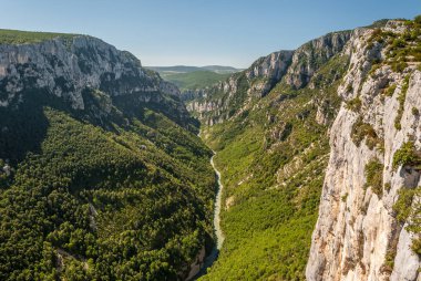 Nehir Verdon Haute Provence (Fransa tarafından kurulan Kanyon)