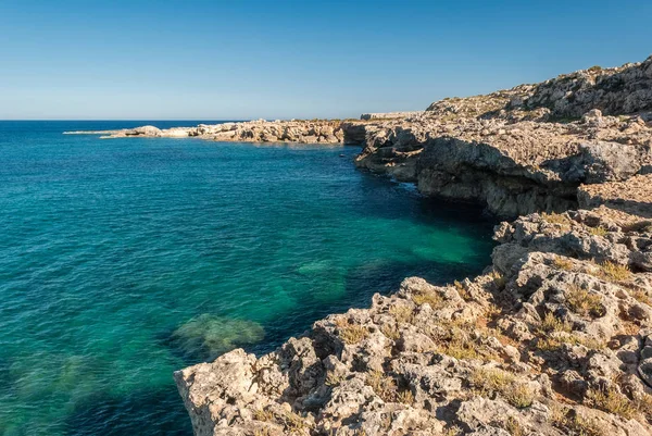 Siracusa'daki (Doğu Sicilya Plemmirio doğal rezerv Sahili)