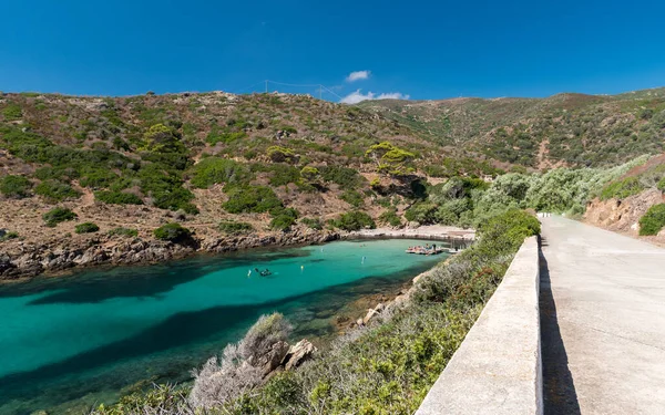 Cala Murichessa Una Pequeña Bahía Isla Asinara Cerca Cerdeña Italia — Foto de Stock