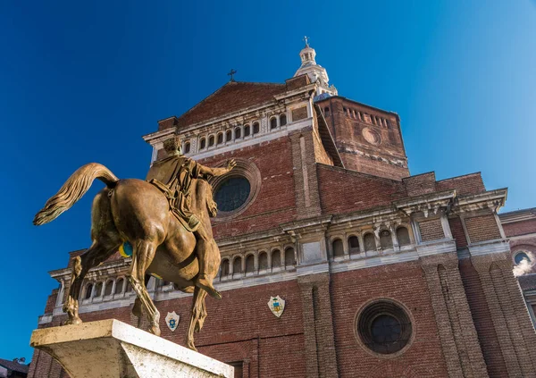 Pavia Katedrali Regisole Binicilik Heykeli — Stok fotoğraf