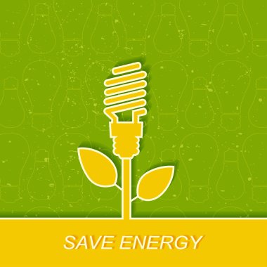 Yeşil elektrik ampul