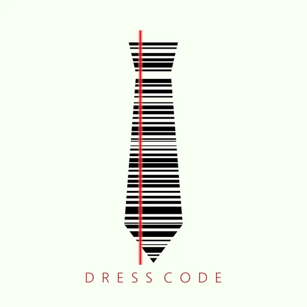 드레스 코드의 개념. — 스톡 벡터