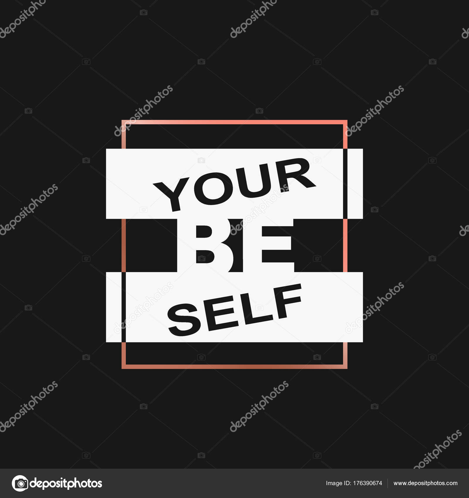 vector illustration with phrase