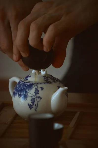 Çin çay töreni kung fu çay unsurları