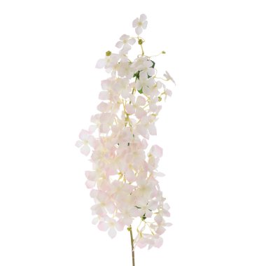 beyaz arkaplanda izole edilmiş yapay çiçekler  