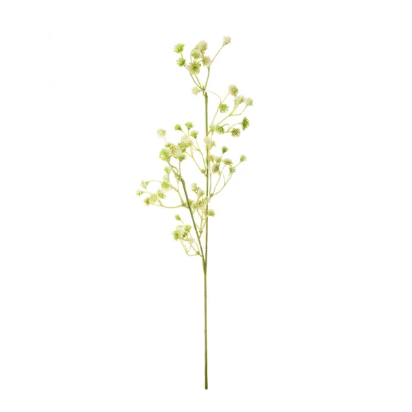 Färg Konstgjorda Blommor Isolerad Vit Bakgrund — Stockfoto