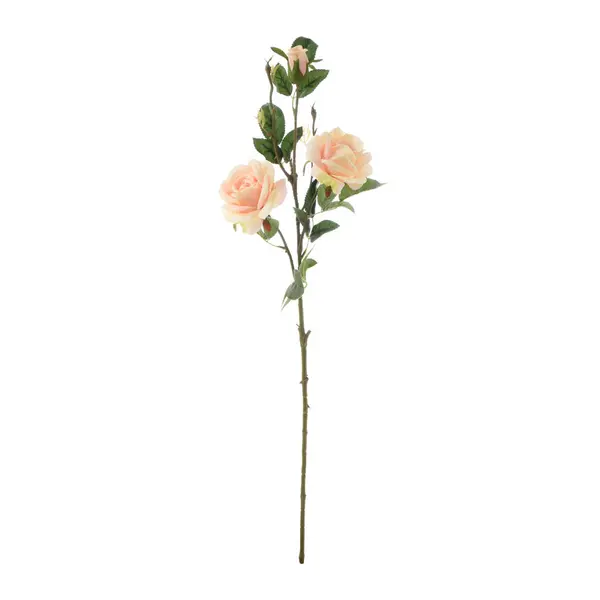 Rose Artificiali Fiori Isolati Sfondo Bianco — Foto Stock