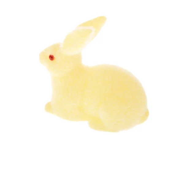 Easter Decorative Bunny Figure Isolated White Background — Stock Photo, Image