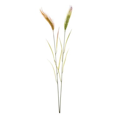 beyaz arkaplanda izole edilmiş yapay çiçekler  