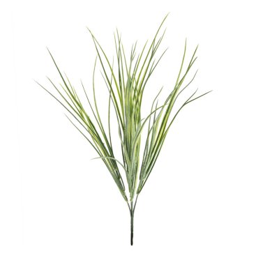 Beyaz arkaplanda izole edilmiş yapay bitkilerin renk dalları   