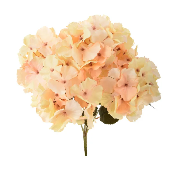 Färg Konstgjorda Blommor Isolerad Vit Bakgrund — Stockfoto