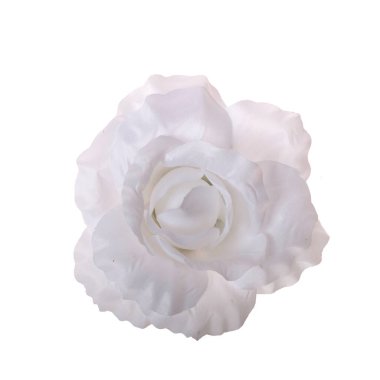 Yapay gül çiçeği izole edilmiş beyaz arkaplan