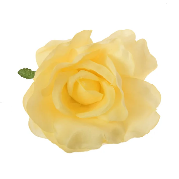 Artificial Rose Flower Isolated White Background — Stock Photo, Image